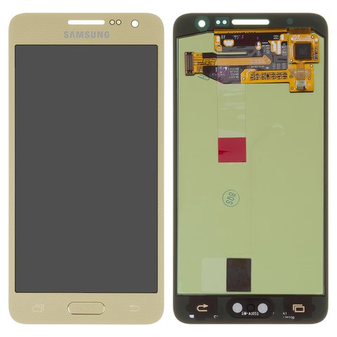 Дисплей для Samsung A300 Galaxy A3, золотистий, Original PRC , original glass