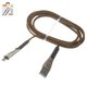 USB кабель Hoco U48, USB тип-A, micro-USB тип-B, 120 см, 2,4 А, чорний, плоский, в нейлоновому обплетенні