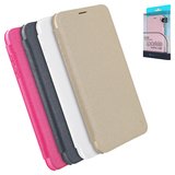 Чохол Nillkin Sparkle laser case для iPhone XS Max, білий, книжка, з отвором під логотип, пластик, PU шкіра, #6902048164758