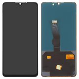 Дисплей для Huawei P30, черный, без рамки, High Copy, (OLED)
