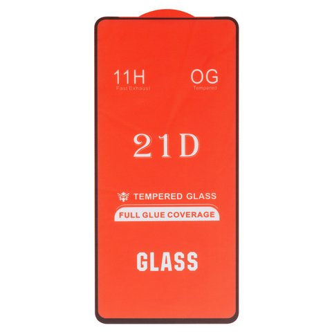 Защитное стекло для Samsung N770 Galaxy Note 10 Lite, совместимо с чехлом, Full Glue, без упаковки , черный, cлой клея нанесен по всей поверхности