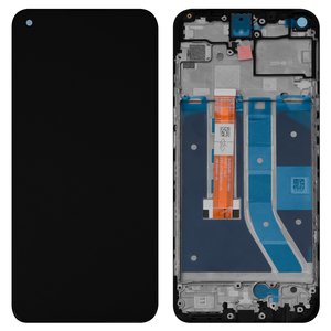 Дисплей для OnePlus Nord N100, черный, с рамкой, Original PRC , BV065WBM L03 MB03 BV065WBM L03 MB02