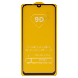 Защитное стекло для Huawei Honor 9A, Y6p, совместимо с чехлом, Full Glue, без упаковки , черный