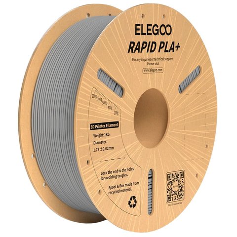 Філамент ELEGOO RAPID PLA+, сірий gray , 1 кг