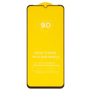 Защитное стекло для Realme C61, C63 4G, совместимо с чехлом, Full Glue, без упаковки , черный