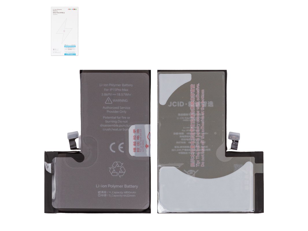 Аккумулятор JCID для Apple iPhone 15 Pro Max, Li-Polymer, 3,869 B