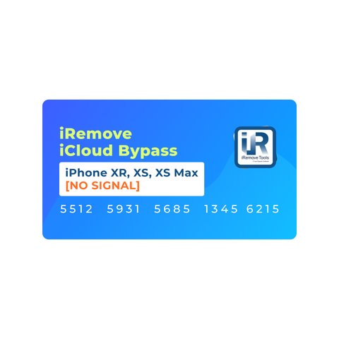 iRemove iCloud Bypass для iPhone XR, XS, XS Max [NO SIGNAL]