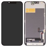 Дисплей для iPhone 13, черный, с рамкой, High Copy, без ошибки, (OLED), DD-OLED OEM soft, diagnosable