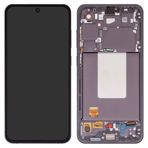 Дисплей для Samsung S721 Galaxy S24 FE, черный, с рамкой, Original PRC 