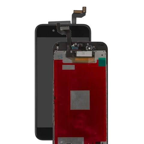 LCD compatible with iPhone 6S, black, with frame, AAA, Tianma 
