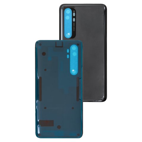 Housing Back Cover compatible with Xiaomi Mi Note 10 Lite, black, M2002F4LG 