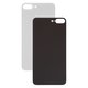 Housing Back Cover compatible with iPhone 8 Plus, (white, no need to remove the camera glass, big hole)