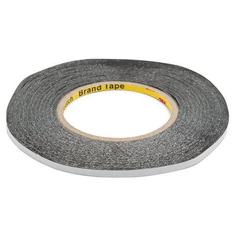 Double sided Adhesive Tape 3M, black, 0,07 mm, 5 mm, 50m, for sensors displays sticking 
