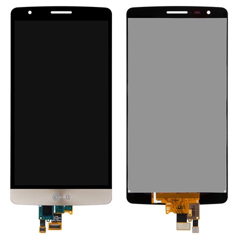 Pantalla LCD puede usarse con LG G3s D724, dorado, sin marco, Original PRC 