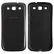 Battery Back Cover compatible with Samsung I9300 Galaxy S3, (gray)