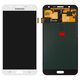 LCD compatible with Samsung J700 Galaxy J7, (white, without frame, original (change glass) )