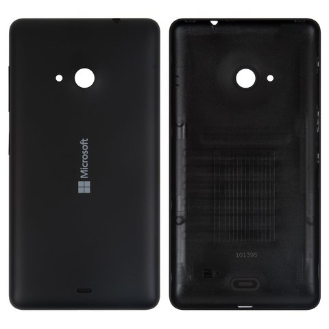 Panel trasero de carcasa puede usarse con Microsoft Nokia  535 Lumia Dual SIM, negra