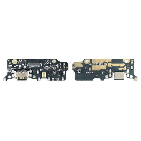 Flat Cable compatible with Xiaomi Mi 6X, Mi A2, charge connector, with microphone, Copy, charging board, M1804D2SG, M1804D2SI 