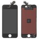 LCD compatible with Apple iPhone 5, (black, with frame, AAA, NCC ESR ColorX)