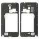Housing Middle Part compatible with Samsung N7502 Note 3 Neo Duos, (black)