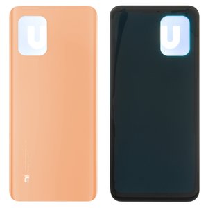 Panel trasero de carcasa puede usarse con Xiaomi Mi 10 Lite, Mi 10 Youth 5G, anaranjada, Orange Peach, M2002J9G