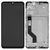 Дисплей для Xiaomi Mi Play, черный, с рамкой, Оригинал (переклеено стекло), M1901F9E