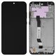 LCD compatible with Xiaomi Redmi Note 8T, (black, Logo Redmi, with frame, High Copy)