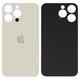 Housing Back Cover compatible with iPhone 14 Pro Max, (golden, no need to remove the camera glass, big hole)