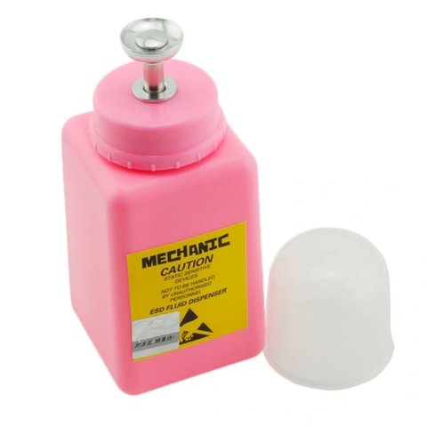 Liquid Dispenser Bottle Mechanic TG01, 180 ml, antistatic 
