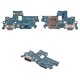 Cable flex puede usarse con Samsung A566 Galaxy A56, del conector de carga, con componentes, Original (PRC), placa del cargador