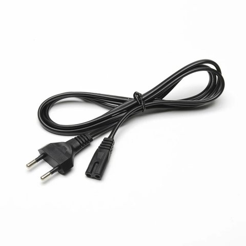 Cable de alimentación С7 puede usarse con convertidores multimedia, negro, 1.5 m
