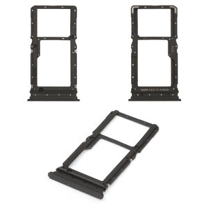 SIM Card Holder compatible with Xiaomi Redmi 15 4G, Redmi 15 5G, black, midnight black 