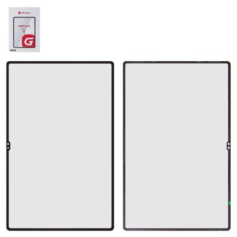 Housing Glass G+OCA PRO compatible with Samsung X920, X926 Galaxy Tab S10 Ultra, with OCA film, black 