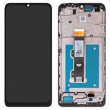 LCD compatible with Motorola Moto E22, Moto E22i, (black, with frame, High Copy, XT2239)