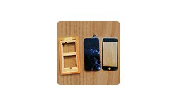 Remoción de residuos del adhesivo y aolicación de cristal nuevo en una pantalla LCD
