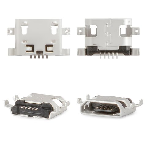 Charge Connector compatible with Fly IQ4404, IQ4490, 5 pin, micro USB type B 
