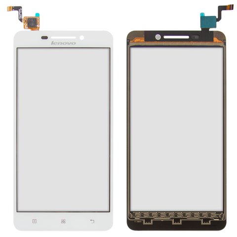 Touchscreen compatible with Lenovo A5000, white 