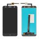 LCD compatible with ZTE Blade V7, (black, without frame)