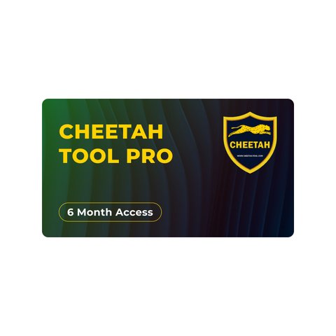 Cheetah Tool Pro 6 Month Activation
