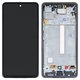 LCD compatible with Samsung A536 Galaxy A53 5G, (black, with frame, Original, service pack) #GH82-28024A