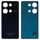 Housing Back Cover compatible with Xiaomi Redmi Note 13 Pro 4G, (black, midnight black)