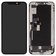 LCD compatible with iPhone XS, black, with frame, change glass, with camera and proximity sensor plastics 