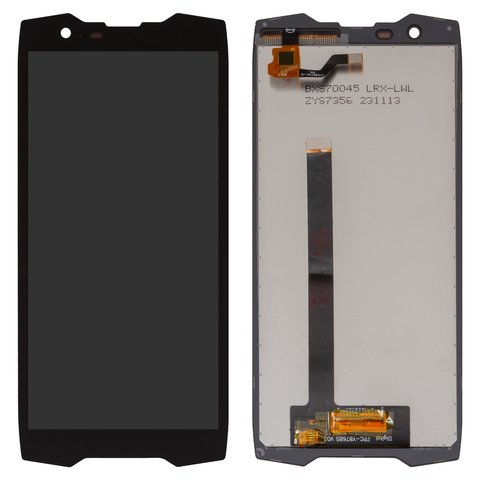 LCD compatible with Blackview BV6800, BV6800 Pro, black, without frame, High Copy, FPC Y87685
