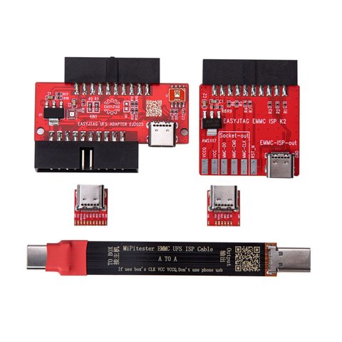 MiPi Tester eMMC UFS ISP Adapter for Easy UFS 3 in 1, 4 in 1 and 6 in 1