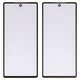 Housing Glass compatible with Google Pixel 6, (with OCA film, black)