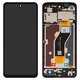 Дисплей для ZTE Blade A75 4G, черный, с рамкой, Original (PRC), 065WR01-(7300301068)-SST