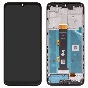 Дисплей для Motorola Moto G10 XT2127, Moto G20 XT2128, Moto G30 XT2129, черный, с рамкой, High Copy