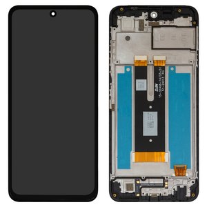 LCD compatible with ZTE Nubia V60, black, with frame, High Copy, 15 3240A 14733 51 