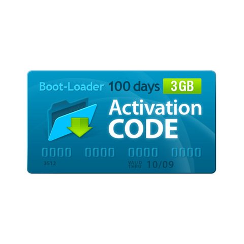 Boot Loader v2.0 Código de activación 100 días, 3 GB 