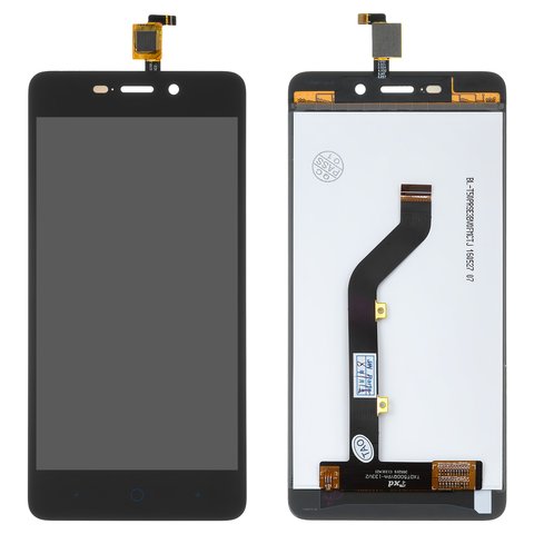 Pantalla LCD puede usarse con ZTE Blade X3, negro, Original PRC 